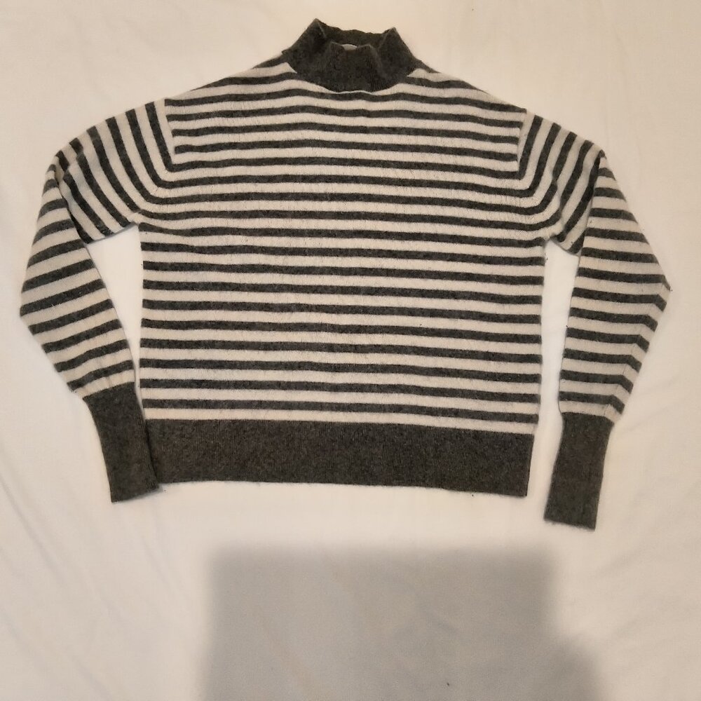 Everlane Cropped Mock Neck Cashmere Sweater Size Xs